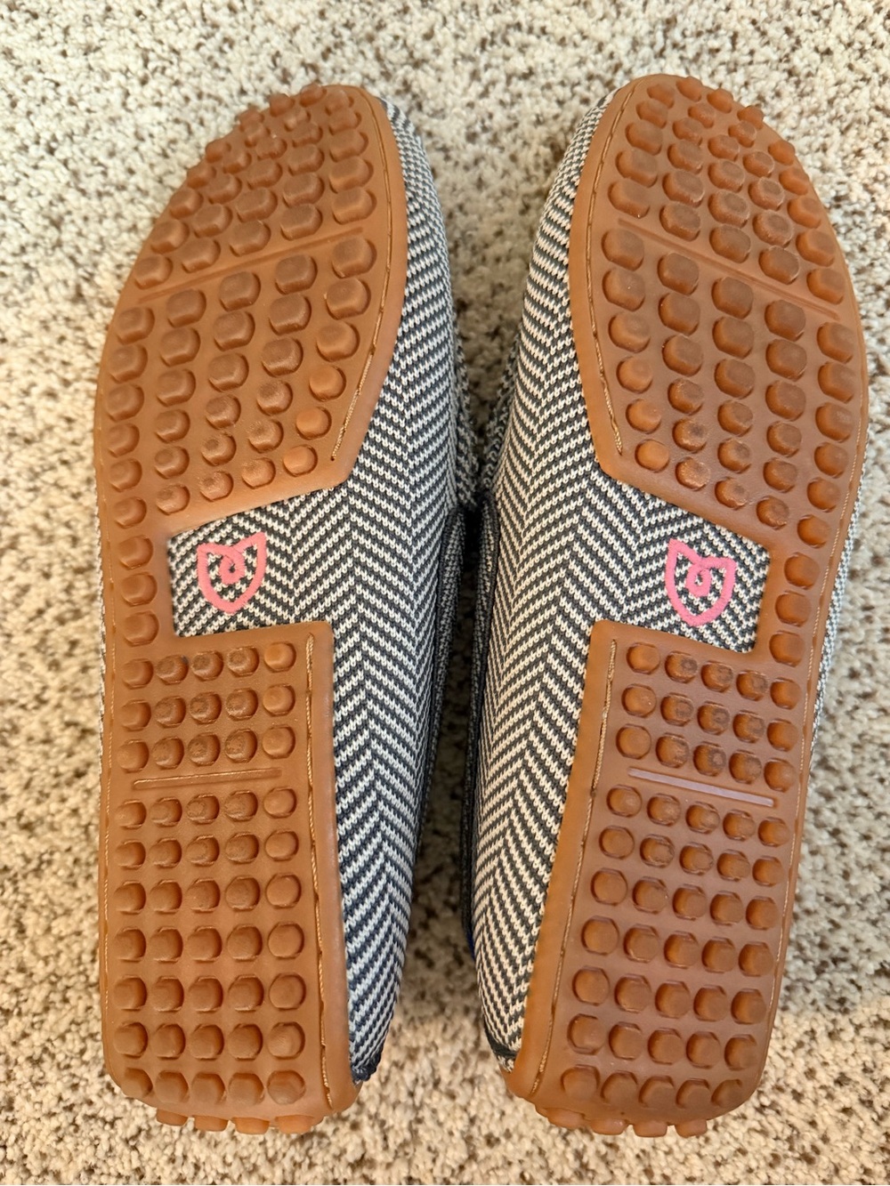 Rothy's Women’s Grey Herringbone Driving Moccasins size 9 - Picture 3 of 4